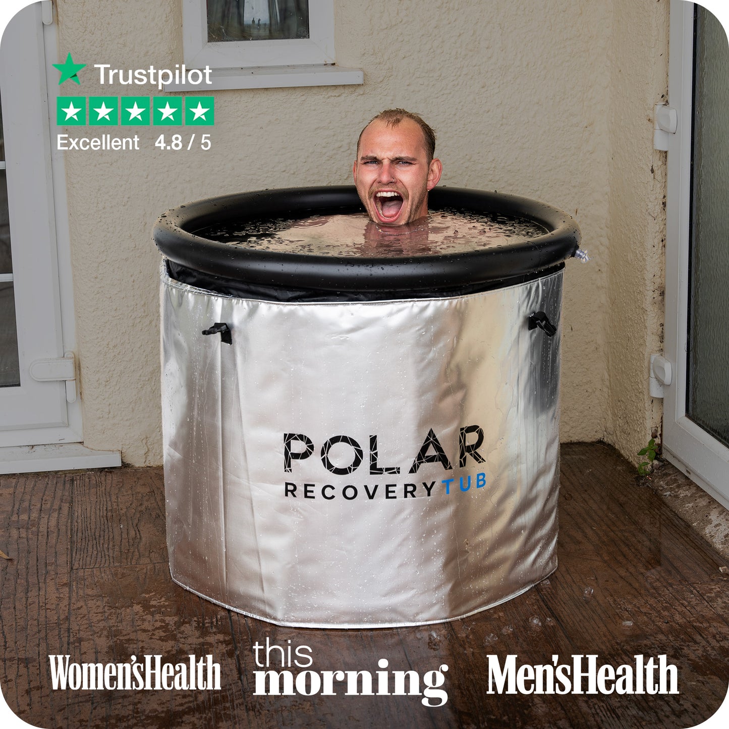 Round Polar Recovery™ Ice Bath Spaceship Cover