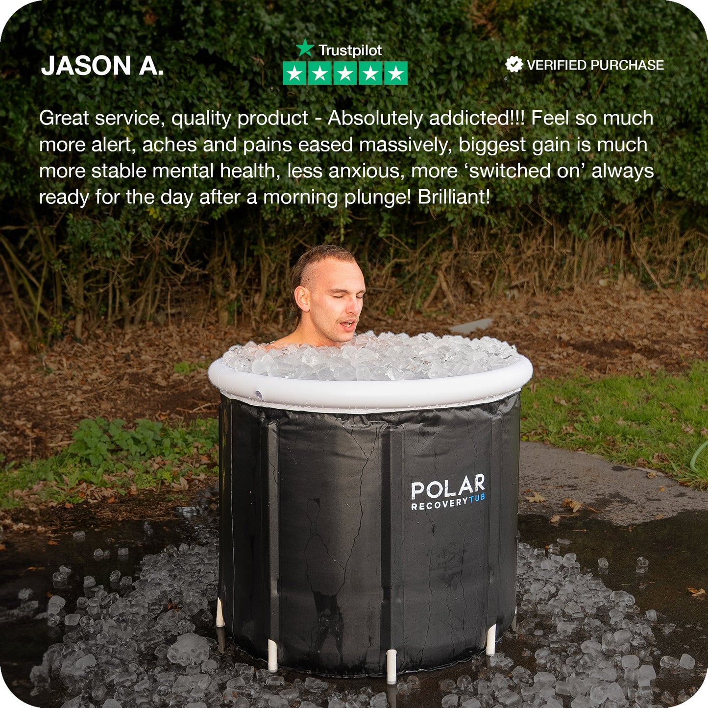 POLAR RECOVERY™ ICE BATH TUB GREY