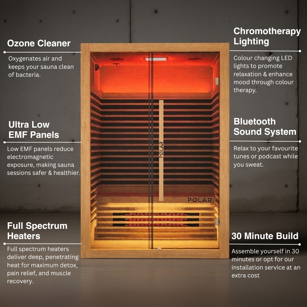 Polar Recovery Nova 2 Person Infrared Sauna