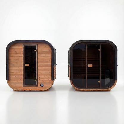 Sauna cube + Free Glass Front Upgrade