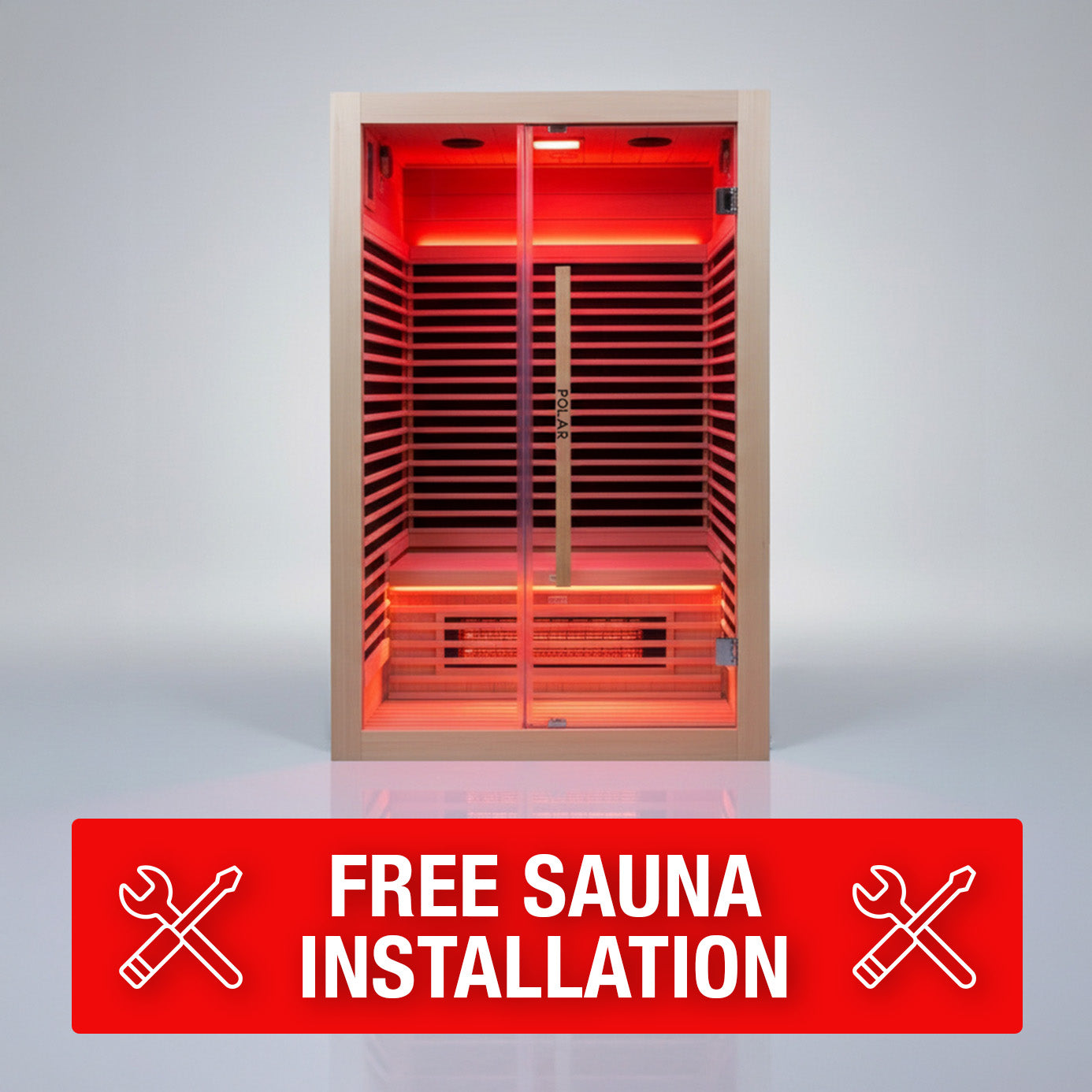 FREE 2 person Infrared Sauna Installation