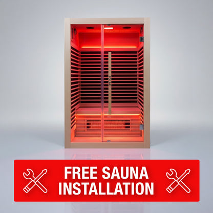 FREE 2 person Infrared Sauna Installation