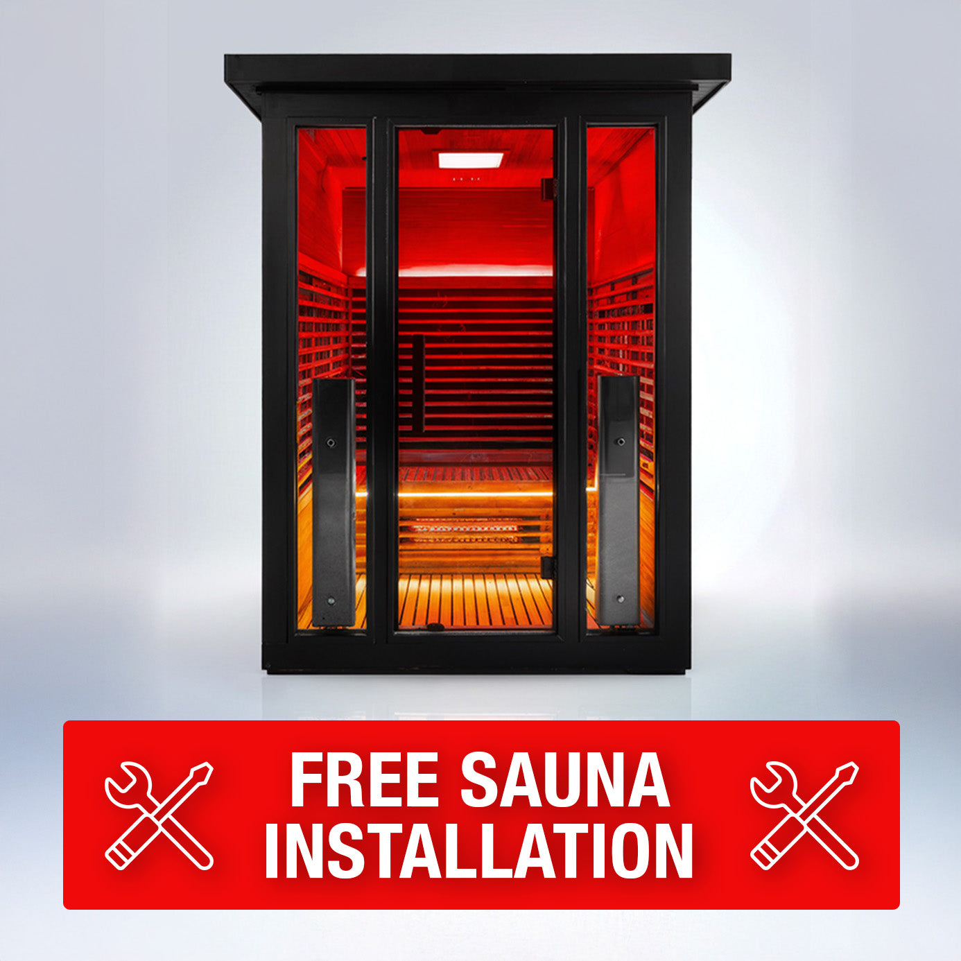 FREE 2 person Infrared Sauna Installation