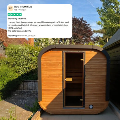 Polar Recovery Sauna Cube - 3-5 Person Outdoor Sauna