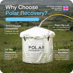 Round Polar Recovery™ Ice Bath Spaceship Cover