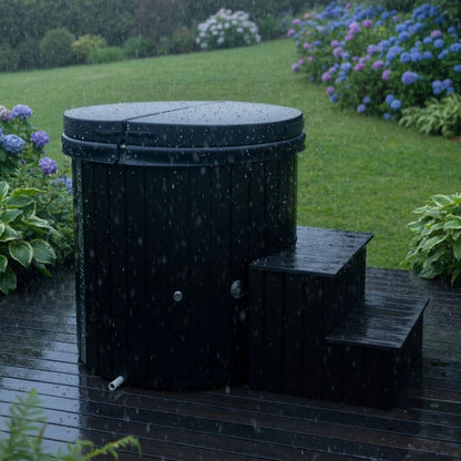 Polar Cyclone - Wood Ice Bath (Black)