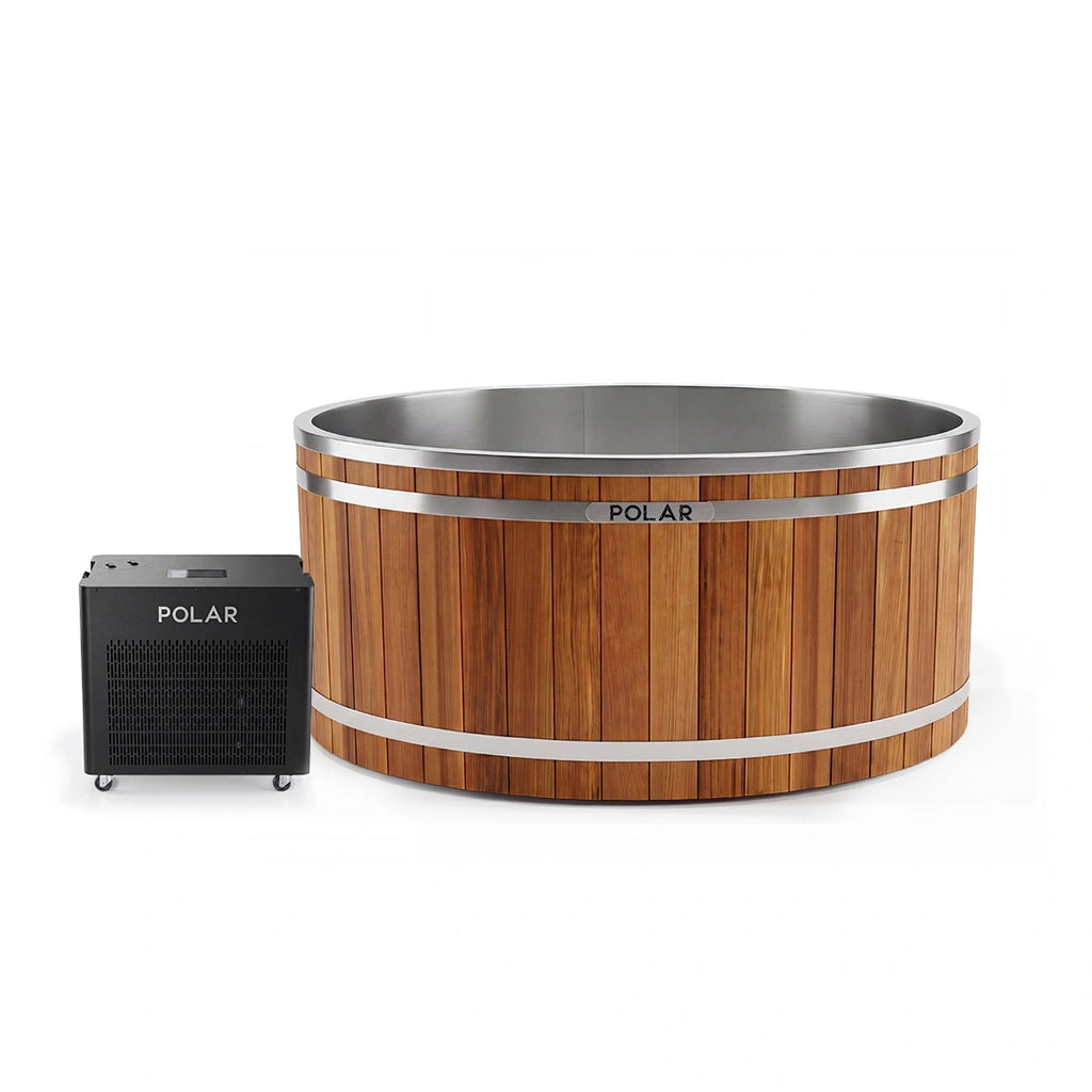 Polar Plunge Cedar Ice Bath (Black)