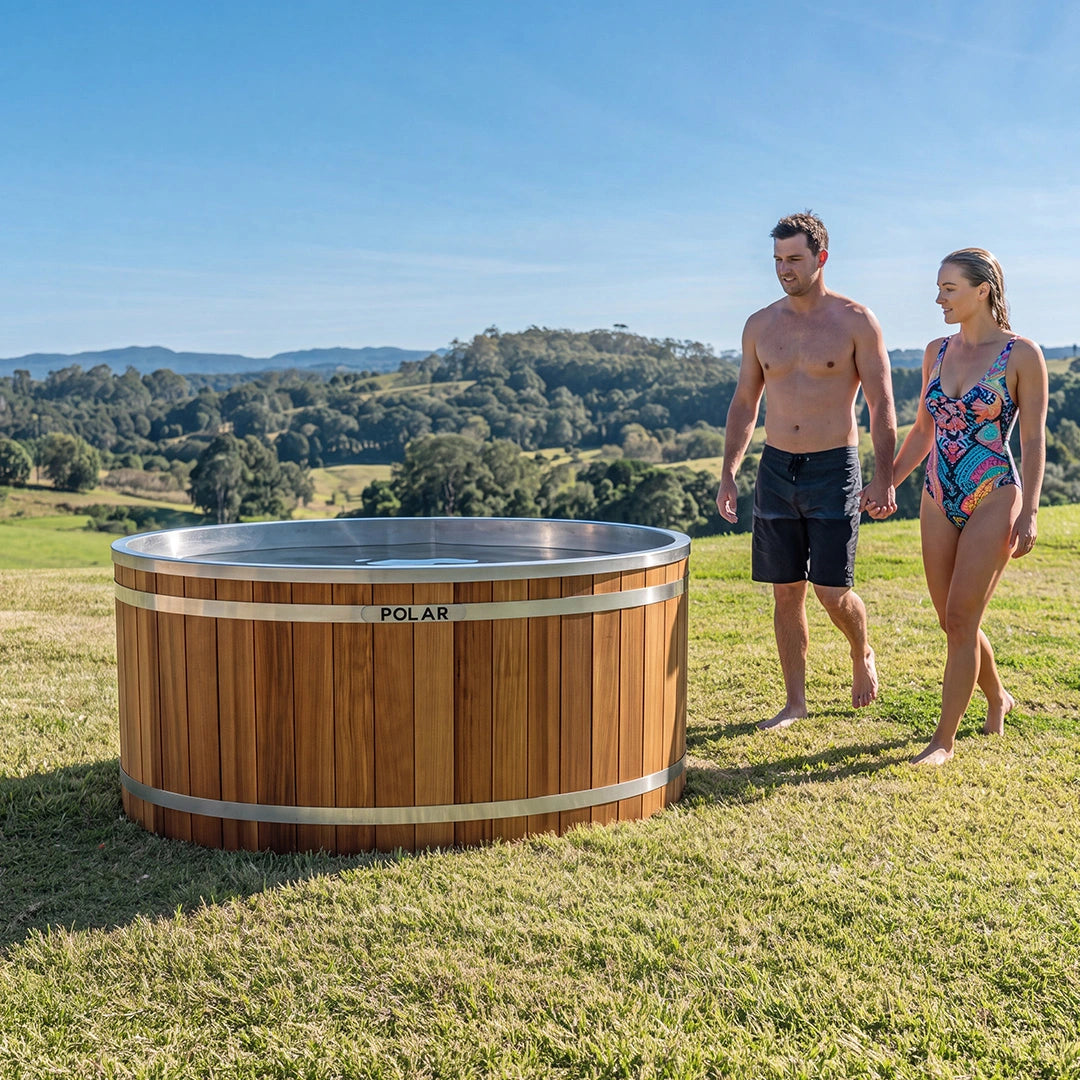 Polar Plunge Cedar Ice Bath (Black)