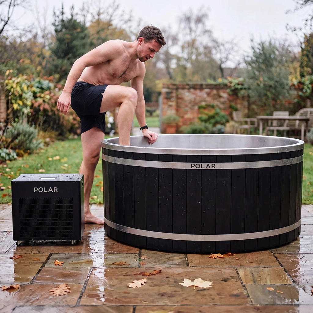 Polar Plunge Cedar Ice Bath (Black)