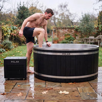 Polar Plunge Cedar Ice Bath (Black)