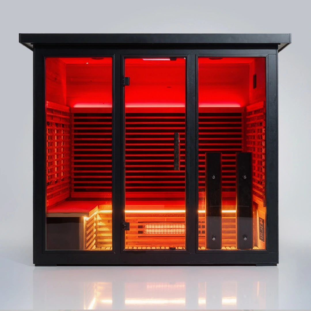 Polar Eclipse 5 Person Outdoor Infrared Sauna