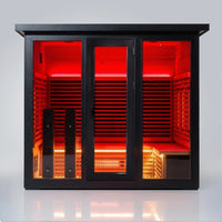 Polar Eclipse 5 Person Outdoor Infrared Sauna