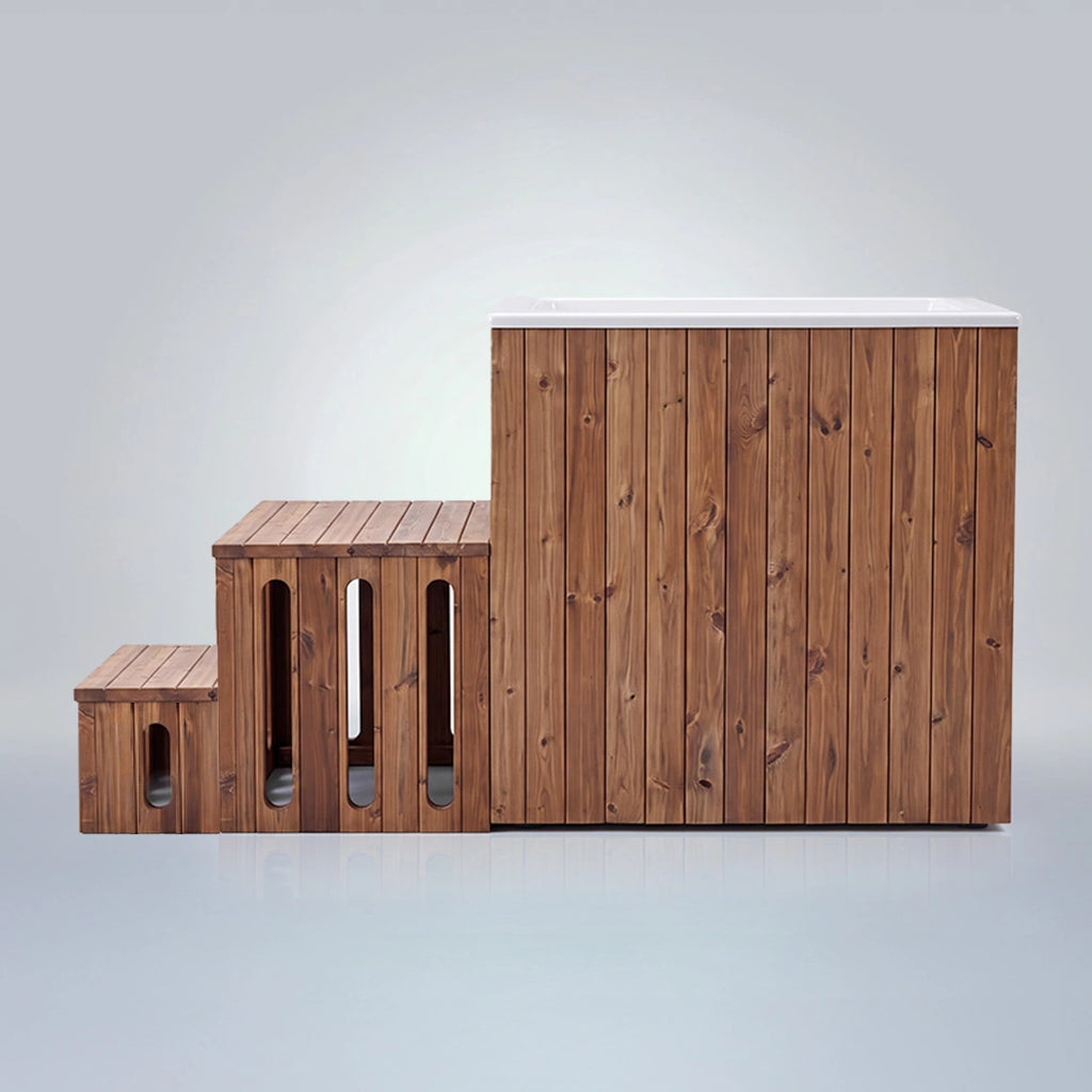 Polar Summit Ice Bath - Natural Wood