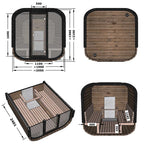 sauna cube 8 person