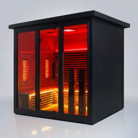 Polar Eclipse 5 Person Outdoor Infrared Sauna