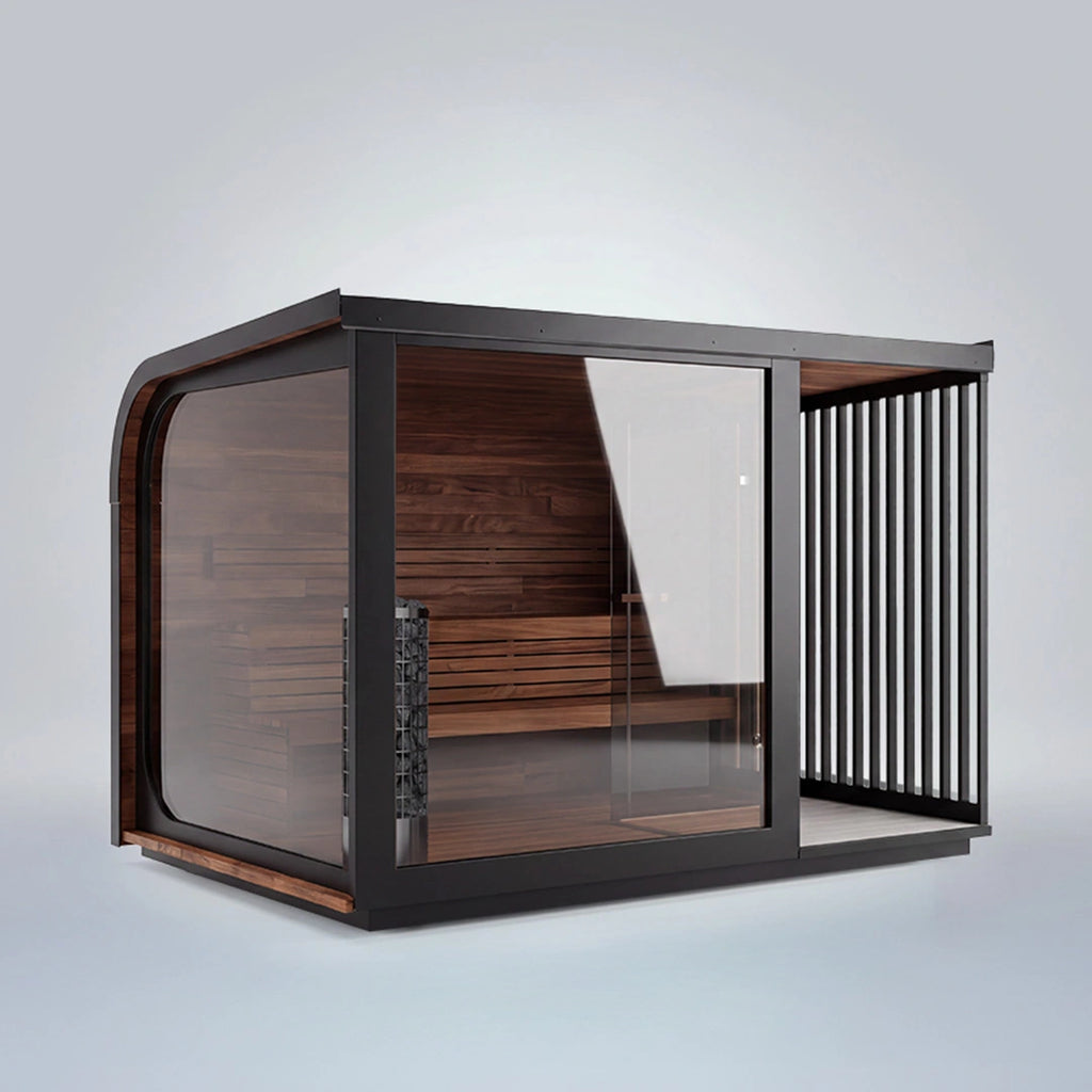 Polar Cove Large Sauna With Outdoor Shower