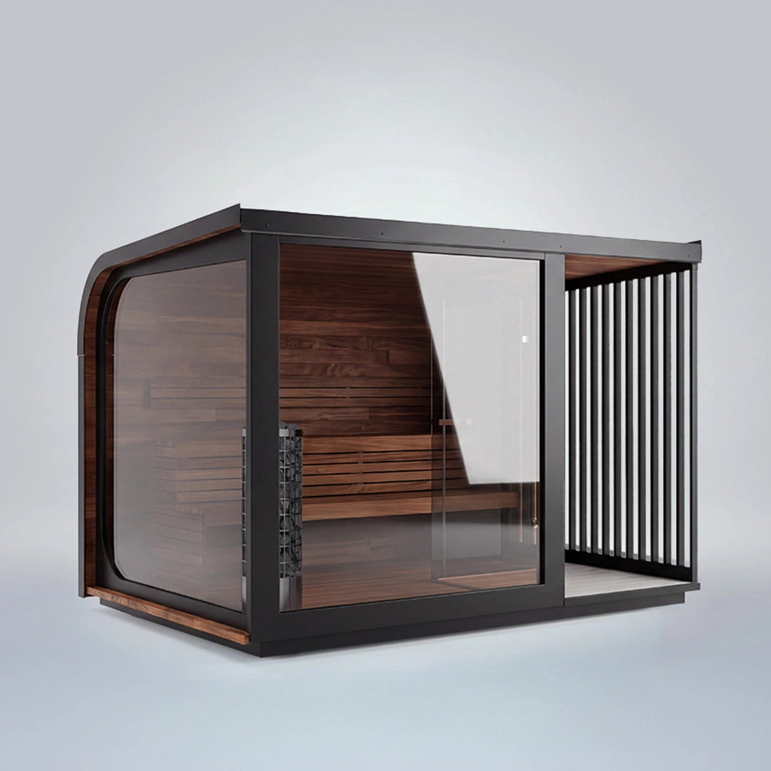 Polar Cove Large Sauna With Outdoor Shower