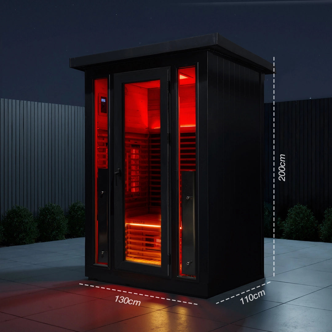 Polar Eclipse 2 Person Outdoor Infrared Sauna