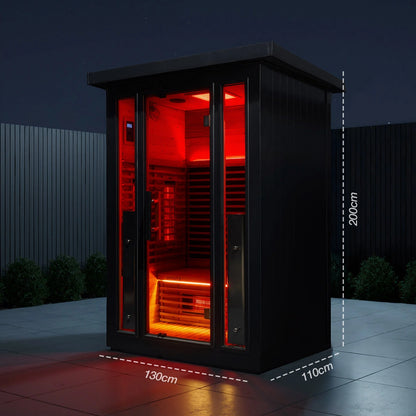 Polar Eclipse 2 Person Outdoor Infrared Sauna