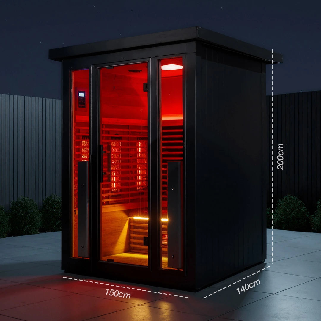 Polar Eclipse 3 Person Outdoor Infrared sauna
