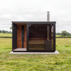 Polar Cove Large Sauna With Outdoor Shower On Left Side