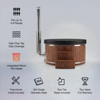Polar Royal - Round Wood Fired Hot Tub