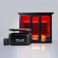 Polar Eclipse 5 Person Outdoor Infrared Sauna