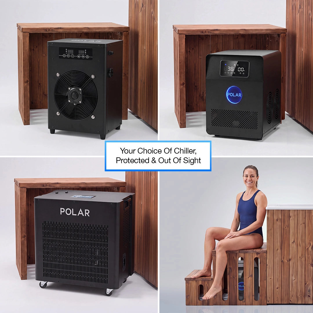 Polar Summit Ice Bath - Natural Wood