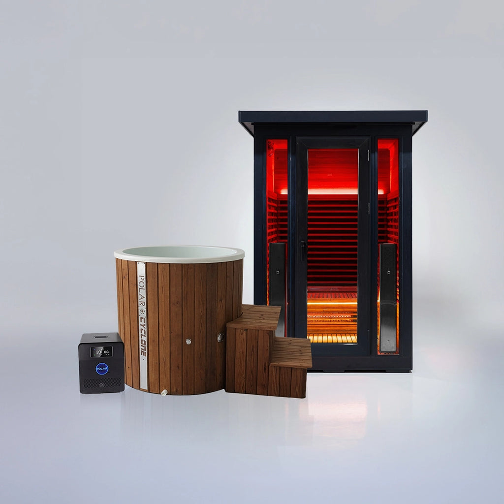 Polar Eclipse 2 Person Outdoor Infrared Sauna