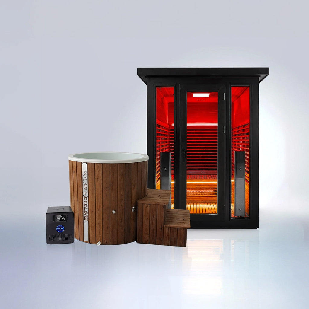 Polar Eclipse 3 Person Outdoor Infrared sauna