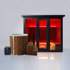 Polar Eclipse 5 Person Outdoor Infrared Sauna