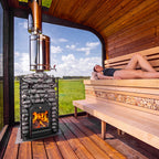 Polar Cove Large Sauna With Outdoor Shower