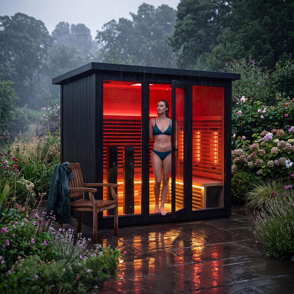 Polar Eclipse 5 Person Outdoor Infrared Sauna