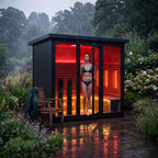 Polar Eclipse 5 Person Outdoor Infrared Sauna
