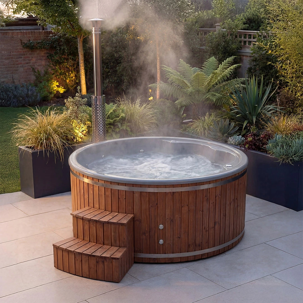 Polar Royal - Round Wood Fired Hot Tub