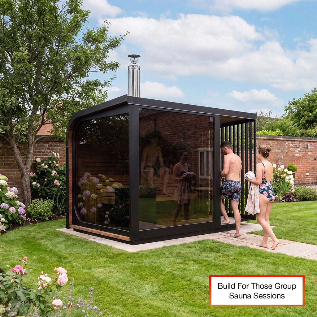Polar Cove Large Sauna With Outdoor Shower