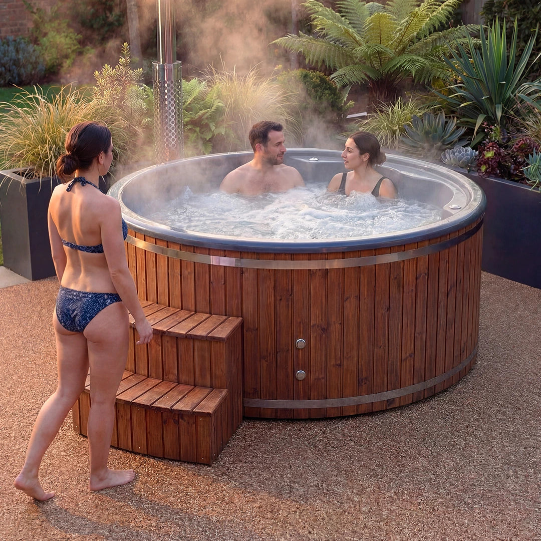 Polar Royal - Round Wood Fired Hot Tub