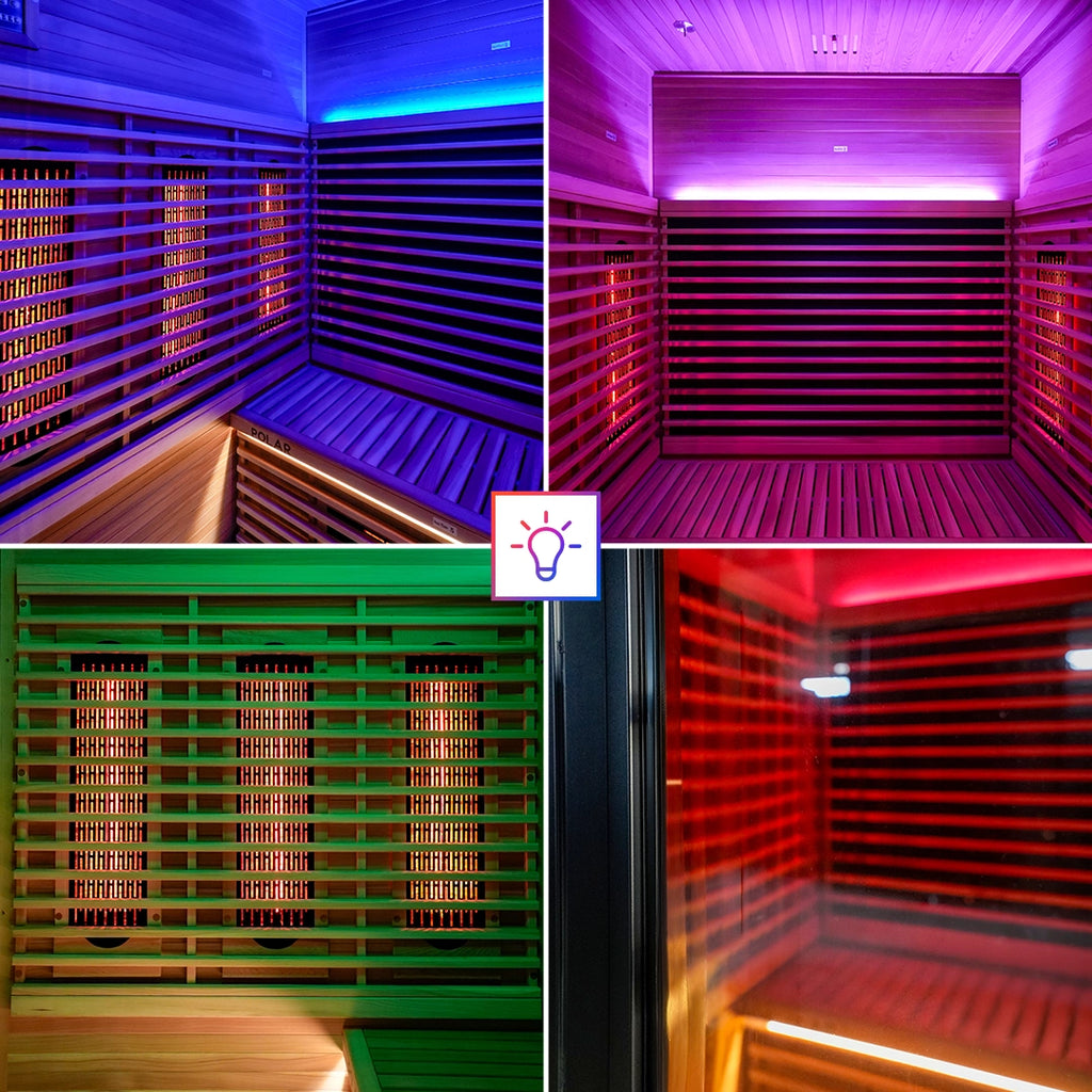Polar Eclipse 3 Person Outdoor Infrared sauna