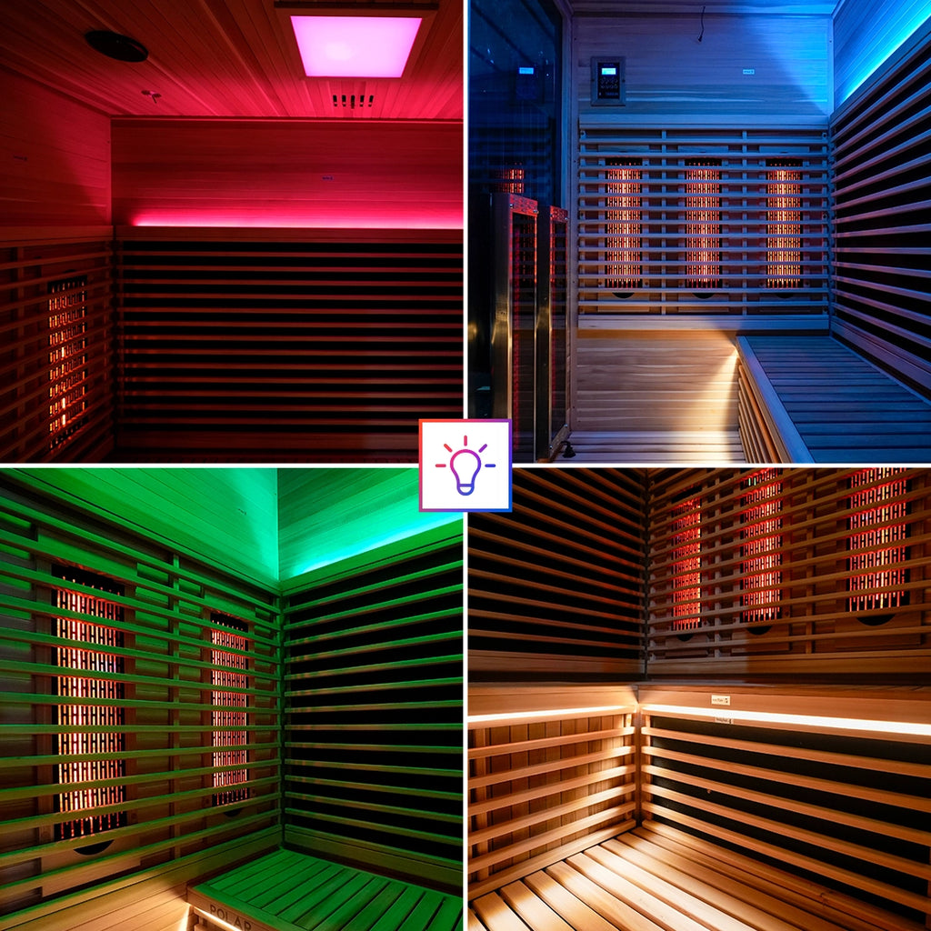 Polar Eclipse 5 Person Outdoor Infrared Sauna