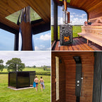 Polar Cove Large Sauna With Outdoor Shower