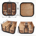 Polar Recovery Sauna Cube 6-8 Person Outdoor Sauna
