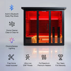 Polar Eclipse 5 Person Outdoor Infrared Sauna