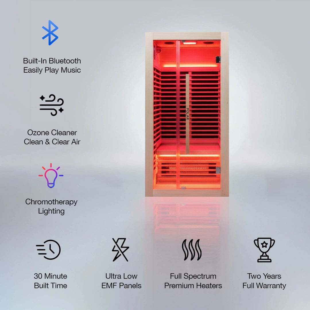 Polar Recovery Nova 1 Person Infrared Sauna