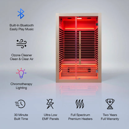 Polar Recovery Nova 2 Person Infrared Sauna