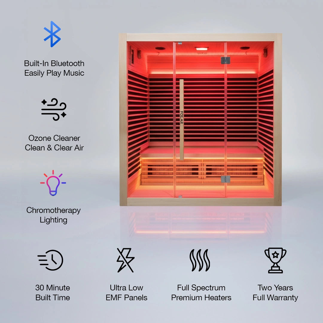 Polar Recovery Nova 4 Person Infrared Sauna