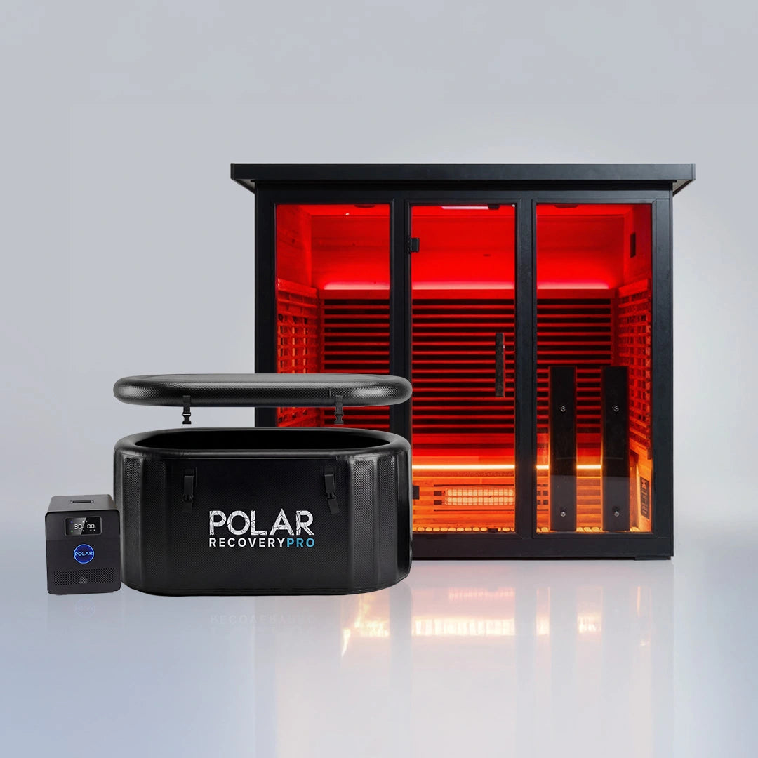 Polar Eclipse 5 Person Outdoor Infrared Sauna
