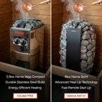 Polar Recovery Sauna Cube Mini - 2 Person Outdoor Sauna