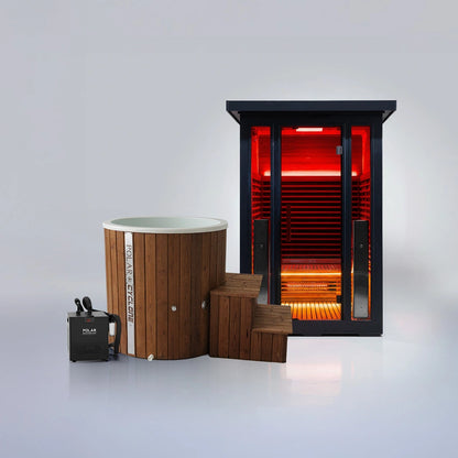 Polar Eclipse 2 Person Outdoor Infrared Sauna
