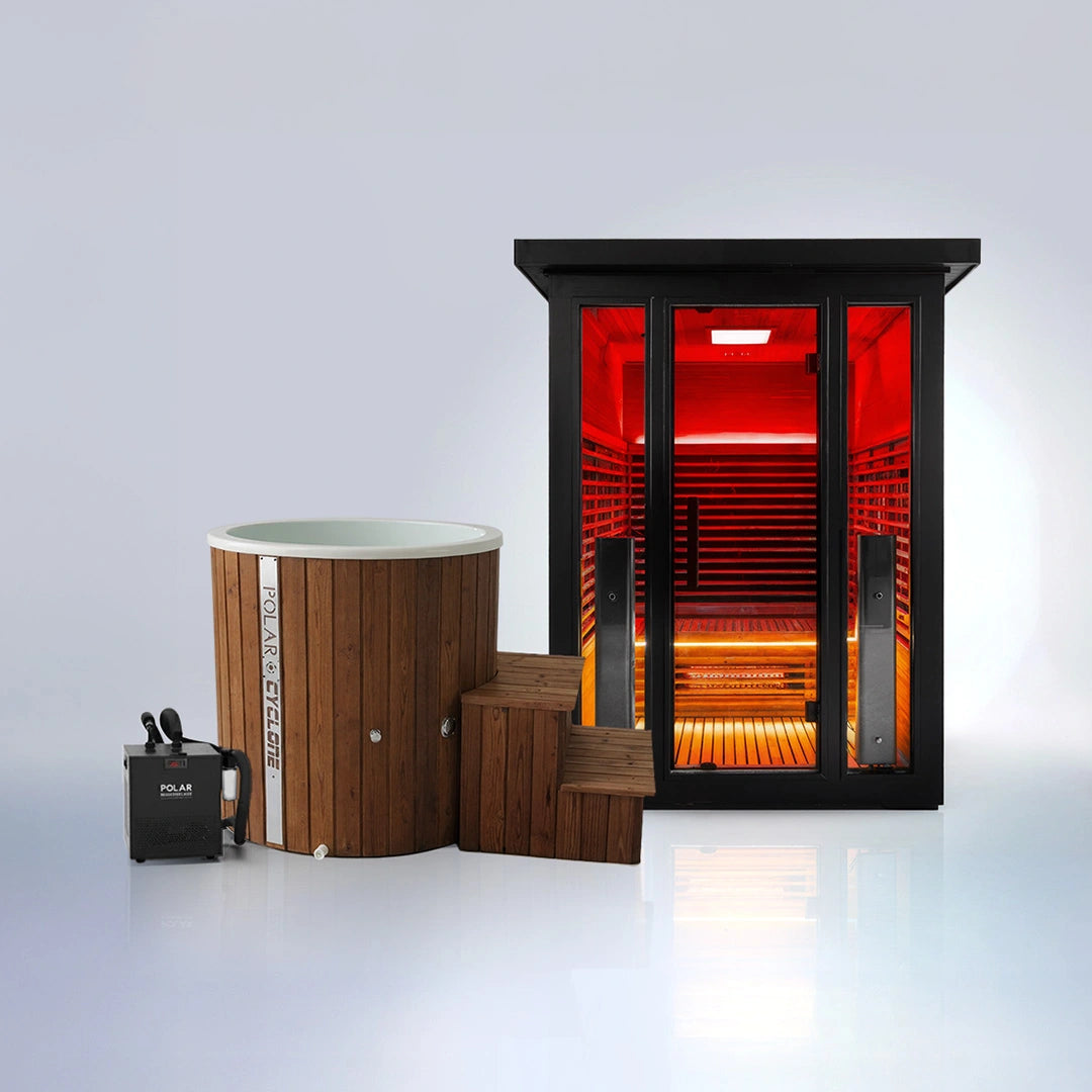 Polar Eclipse 3 Person Outdoor Infrared sauna