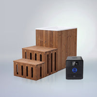 Polar Summit Ice Bath - Natural Wood